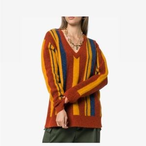 Simon Miller Striped Mohawk Hair sweater